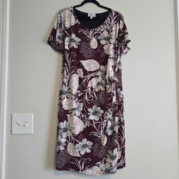Signature By Robbie Bee Floral Print Women's Dress XL - Picture 1 of 7